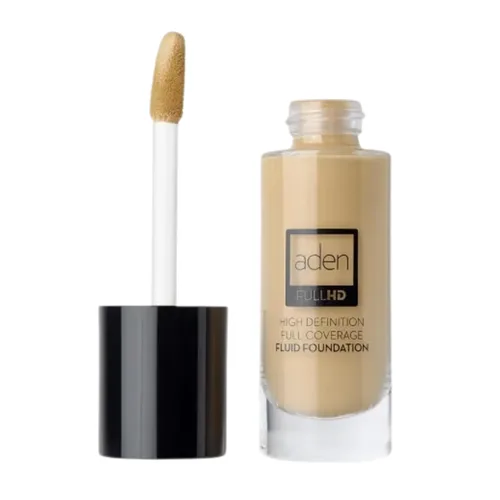 Vista 11 de aden Maquillaje de base fluida con tecnología nano, 0.7 fl oz, adaptación de color, impermeable, cobertura completa, alta definición, larga