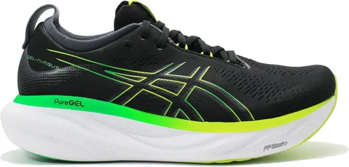Vista 14 de ASICS Zapatillas de running Gel-Nimbus 25 para hombre Negro resplandor amarillo