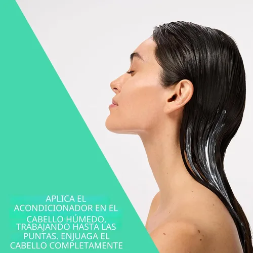 Vista 7 de CeraVe Acondicionador Equilibrante de Control de Grasa, Acondicionador para el Cabello con Ceramidas y Ácido Hialurónico, Elimina la Grasa y Deja