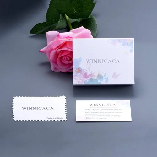 Vista 7 de WINNICACA Aretes de piedra lunar para mujeres y niñas, de plata de ley, con cierre de palanca, colgante, piedra lunar, joyería de regalo