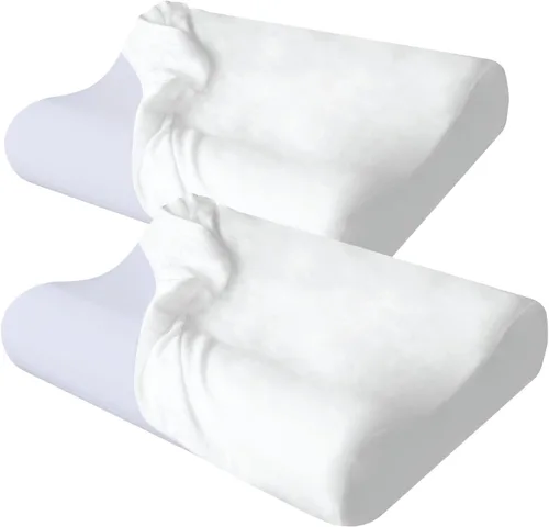 Vista 8 de ZGH-101 - Funda de espuma viscoelástica, funda de terciopelo para el dolor para dormir, soporte cervical de cuello para personas que duermen