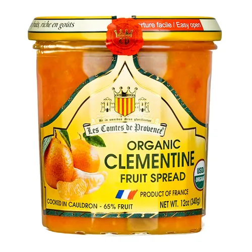 Vista 3 de Mermelada de albaricoque USDA Organic Preserve – 12 oz / 340 g – Hecho en Francia Mermelada tradicional sin OMG Sin gluten