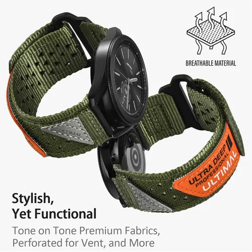 Vista 5 de ULTIMAL Correa de reloj de 0.866 in compatible con Garmin Vivoactive 4/Forerunner 255 265 570/Venu 4 3 2, compatible con Amazfit GTR 4 3 2/Bip 6 5