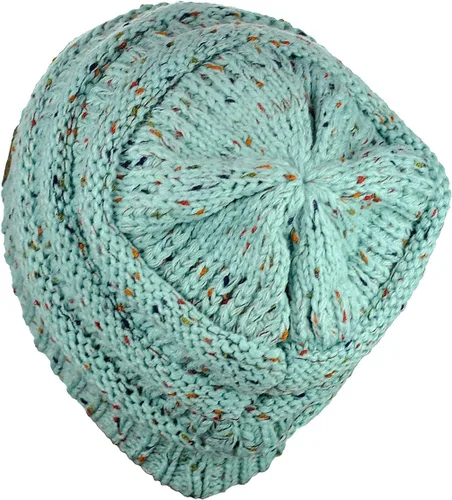 Vista 577 de C.C Trendy Warm Chunky Soft Stretch Cable Knit Beanie