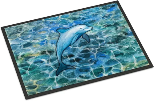 Vista 55 de Caroline's Treasures BB5366MAT - Tapete para puerta delantera de 18 x 27 pulgadas, para interiores y exteriores, antideslizante, lavable, de pelo