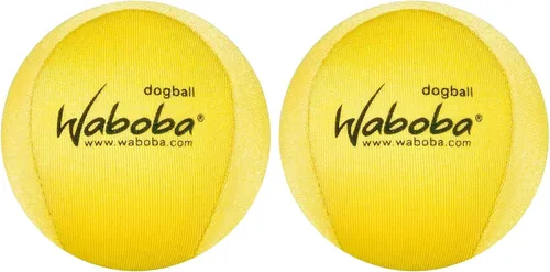 Vista 5 de Waboba Bola de agua para perros (nueva versión), color amarillo