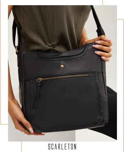 Vista 7 de Scarleton H2005 - Cartera para mujer, bolsas cruzadas, bolsa de hombro con múltiples bolsillos