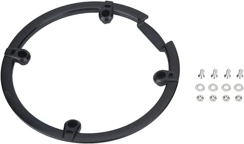 Vista 2 de Keenso Protector de cadena de montaña, cubierta de bielas de 4 agujeros, accesorios de protección de cadena de montaña
