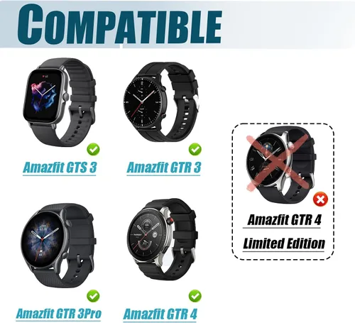 Vista 2 de Soporte de cargador de repuesto compatible con Amazfit GTR 4, GTR 3, GTR 3 Pro, reloj inteligente GTS 3, base de carga con cable de carga USB