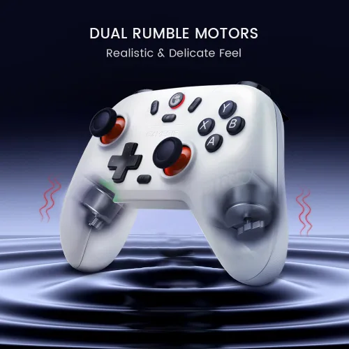 Vista 4 de GameSir Nova Lite Wireless Controller – 2.4G & Bluetooth Gamepad for Windows PC, iPhone, Android, Switch & Steam Deck – Hall Effect Triggers, Turbo