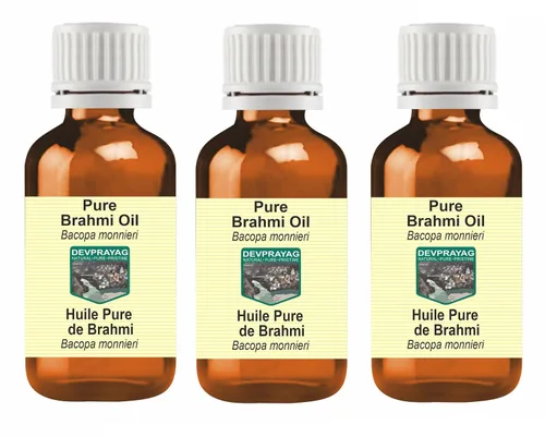 Vista 4 de Aceite de Brahmi puro (Bacopa monnieri) natural de grado terapéutico 0.2 fl oz (0.16 oz)