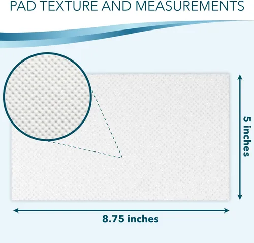 Vista 4 de TidyCare Almohadillas desechables para cama de noche para adultos, portátil, para silla de inodoro y bandeja de cama, paquete económico de 40