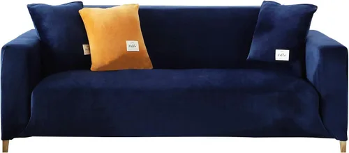 Vista 14 de MIFXIN Funda elástica de terciopelo para sofá, 1 pieza, funda de elastano para sillón, protector de muebles para sala de estar, decoración del hogar