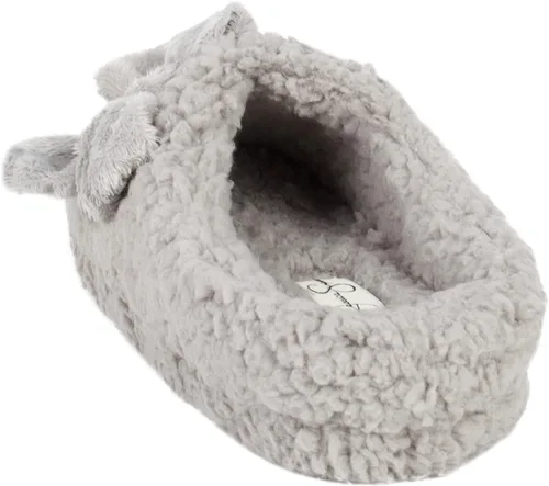 Vista 8 de Jessica Simpson Women's Plush Marshmallow Slide on House Slipper Clog with Memory Foam