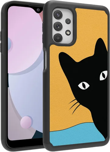 Vista 9 de Funda diseñada para Samsung Galaxy A32 (6.5"), funda duradera para teléfono con diseño de mármol abstracto firmado para Galaxy A32 5G, resistente