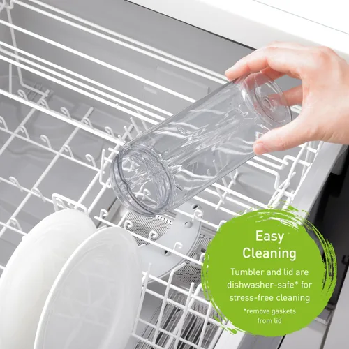 Vista 8 de Panasonic MXXP103 - Licuadora personal ligera con cuchillas de dientes de sierra, sin BPA, 450 W, color blanco
