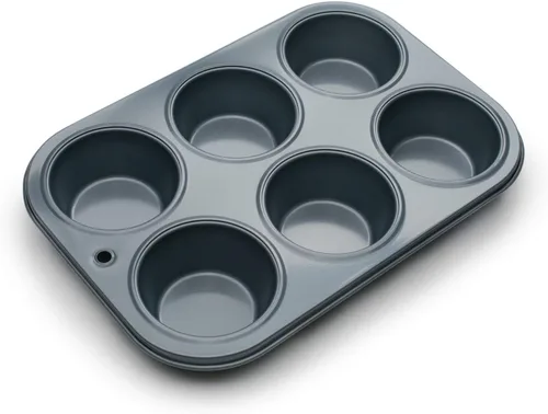 Vista 8 de Fox Run Mini molde para magdalenas, 12 tazas, antiadherente preferido