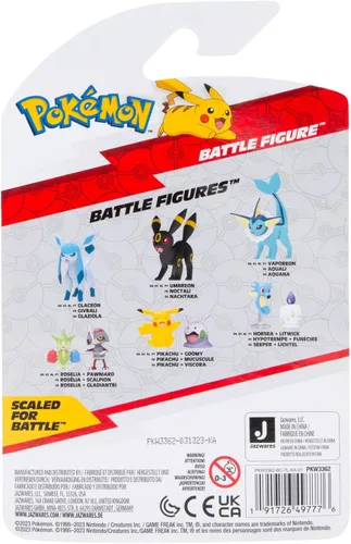 Vista 6 de Figura de batalla articulada Pokemon Glaceon