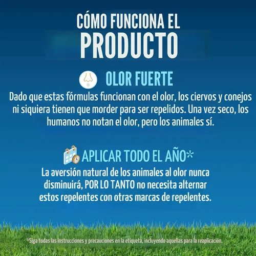 Vista 6 de Liquid Fence - Repelente concentrado de venados y conejos, 32 onzas, aplique todo el año Use to Treat on Gardens, Flowers, Shrubs, Trees & Vines