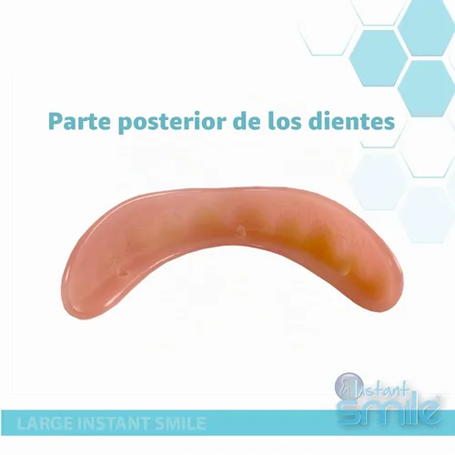 Vista 3 de Instant Smile - Chapa hecha a mano de gran tamaño - Original - ¡Arregla tu sonrisa en solo minutos!