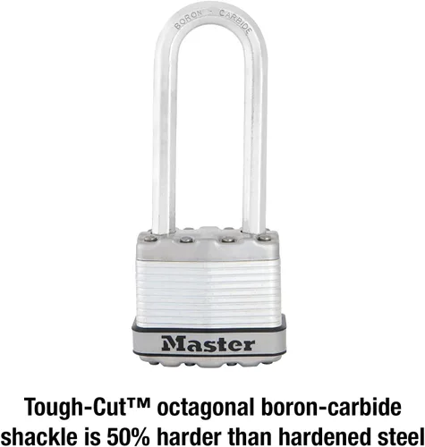 Vista 3 de Master Lock M1XDLJ Magnum - Candado resistente con llave, 1 paquete