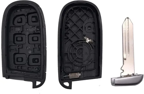 Vista 5 de Carcasa de funda para llave inteligente con control remoto de 5 botones compatible con Jeep Grand Cherokee Dodge Challenger Charger Dart Durango