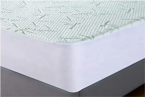 Vista 3 de Home Sweet Home - Protector de colchón impermeable de viscosa hipoalergénica hecha de bambú, protector de colchón ajustable profundo y transpirable
