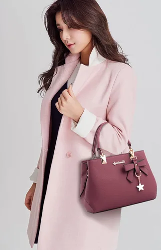 Vista 6 de Dreubea - Bolsa para mujer para usar al hombro cruzada o como bolsa de mano de piel sintética