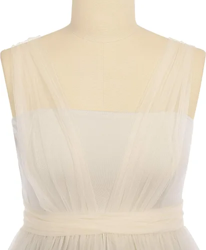 Vista 5 de Vestido de maternidad de manga larga con hombros descubiertos para mujer, de tul elegante, ajustado, para baby shower, fotografía, maxi vestido