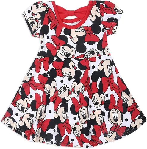 Vista 3 de Disney Vestidos de Minnie Mouse Rock The Dots para bebé niña (paquete de 2)