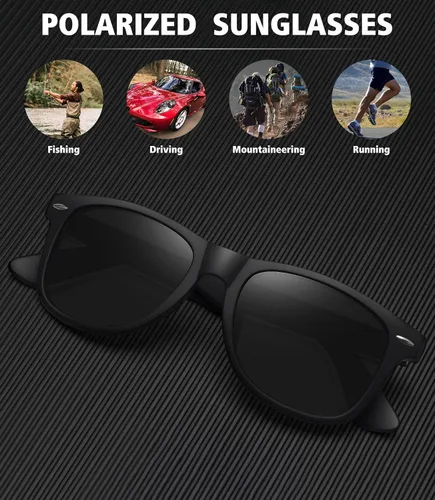 Vista 6 de MEETSUN Polarized Sunglasses for Men Women Classic Retro Driving Sun Glasses 100% UV Protection