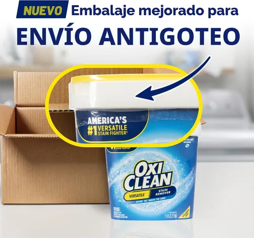 Vista 2 de OxiClean - Polvo versátil quitamanchas, 5 libras