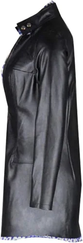 Vista 2 de GZCOS Anime Nico Robin Cosplay traje negro chaqueta traje Halloween