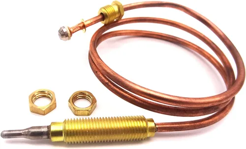 Vista 8 de MENSI Sensor de Termopar Universal M8X1 de Seguridad de Llama de Temperatura para Hoguera de Propano y Gas Natural, Chimenea 24