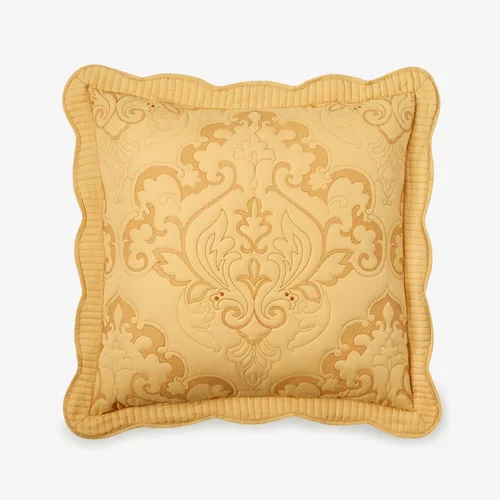 Vista 19 de BrylaneHome Amelia - Funda de almohada King, color rosa baya.