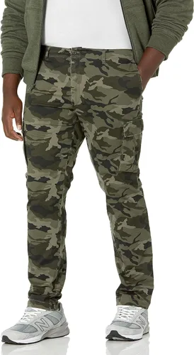 Vista 19 de Amazon Essentials - Pantalones cargo elásticos de corte recto para hombre (disponibles en tallas grandes y altas)