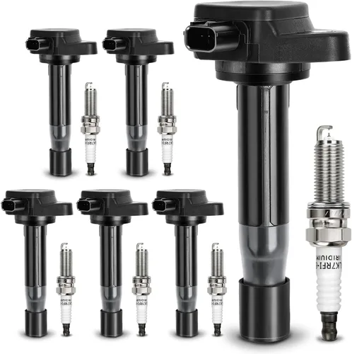 Vista 33 de Bobina de encendido UF230 y bujía doble de iridio 4504 para Toyota Tundra Sequoia LandCruiser 4Runner/Lexus GS430 GX470 LS430 LX470 LX570 SC430 V8.