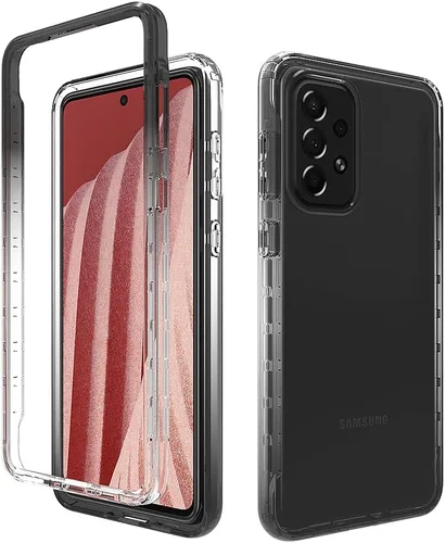 Vista 114 de Pzwoxukhov Funda para Xiaomi Poco M3 M2010J19CG M2010J19CI Caso, alta transparencia, color degradado, funda de absorción de impactos anticaída