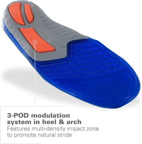 Vista 2 de Spenco Total Support Gel Shoe Insoles, Women's 5-6.5