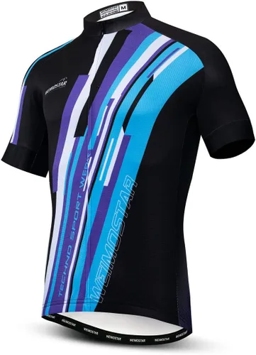 Vista 33 de Bike Jersey Hombres Ciclismo Jersey bicicleta superior transpirable ropa de verano America