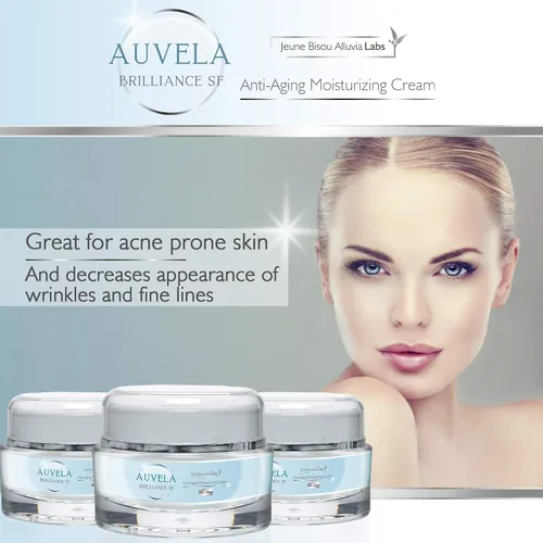 Vista 6 de Auvela Creme Auvela Brilliance SF - Crema antiedad y antiarrugas antiedad - Hidrata y protege tu piel de la aparición envejecida y arrugada - Jeaune