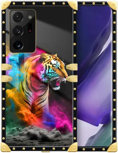 Vista 19 de Funda para Samsung Galaxy Note 20 Ultra, funda cuadrada protectora de TPU suave a prueba de golpes, Galaxy Note 20 Ultra (6.9 pulgadas)