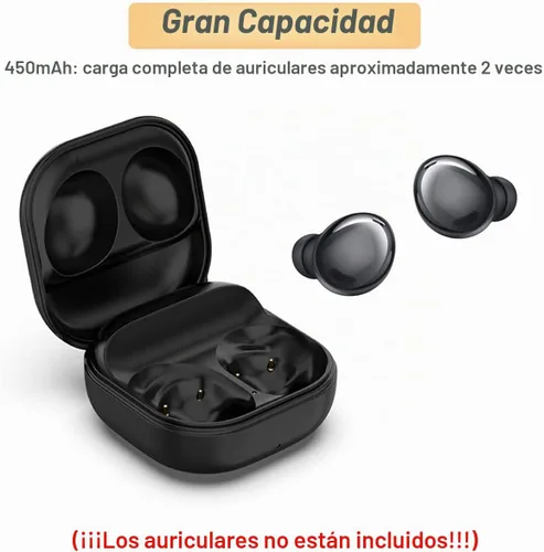 Vista 4 de Funda de carga para Samsung Galaxy Buds Pro (SM-R190), caja de estación de carga de repuesto con cable USB tipo C para auriculares Galaxy Buds Pro