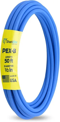 Vista 6 de SharkBite 1/2 pulgada x 100 pies azul PEX-B, tubería de agua flexible PEX para fontanería, U806B100