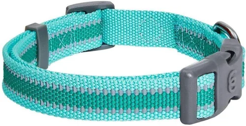 Vista 6 de Blueberry Pet Essentials - Collar para perros pequeños a juego, ajustable, clásico, de nailon, color sólido, para perros pequeños, collar