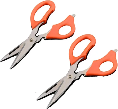 Vista 3 de Edward Tools CleanCut - Tijeras multiusos de 9 pulgadas, tijeras de cocina de acero inoxidable para aves, carne, hierbas, utilidad, aptas