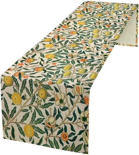 Vista 37 de Camino de mesa de estilo rústico retro, decoración de mesa de cocina, sala de estar, comedor, para el hogar, con diseño de osos, alces, ciervos