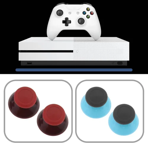 Vista 4 de eMagTech 5 pares de palancas compatibles con Xbox One compatibles con Xbox Series XS, botones analógicos, reemplazo de joystick