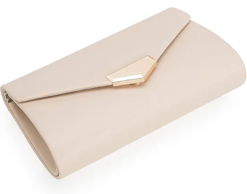 Vista 5 de CHARMING TAILOR Bolso de embrague de PU para mujer, bolso de mano elegante para ocasiones especiales