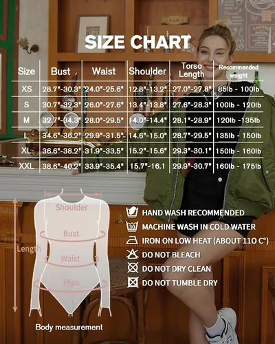 Vista 5 de MANGOPOP - Body de cuello redondo para mujer, manga corta y manga larga, camisetas ajustadas y básicas